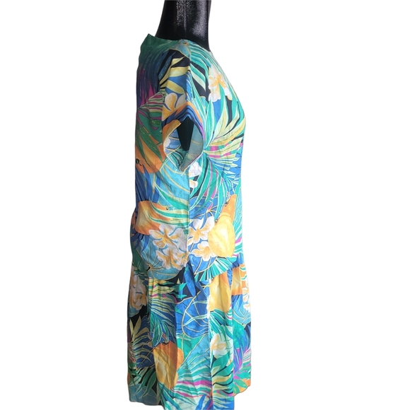 Vintage Tropical Print Skirt Set 8P - Picture 3 of 8